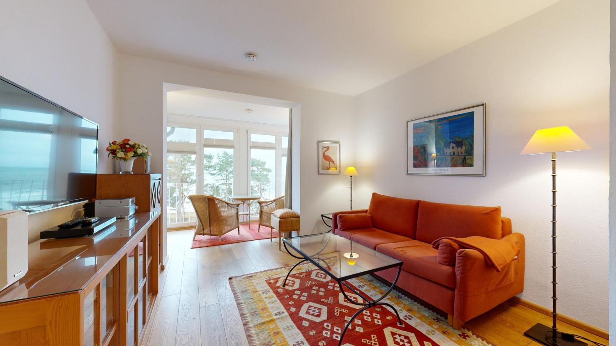 Fewo Direkt Am Strand Mit Meerblick Und Suedbalkon, Villa Freia 27, Остзебад Бинц Екстериор снимка
