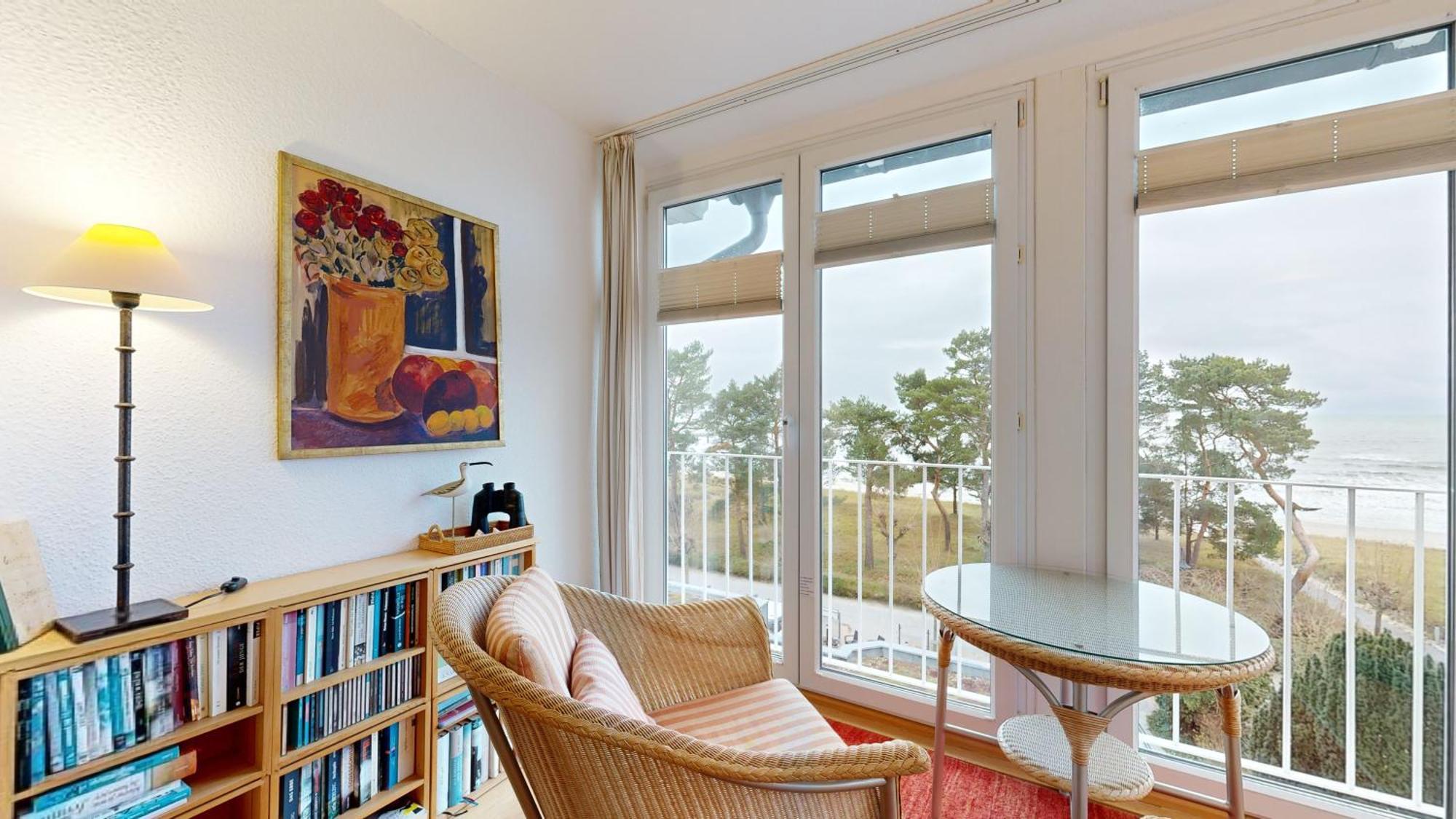 Fewo Direkt Am Strand Mit Meerblick Und Suedbalkon, Villa Freia 27, Остзебад Бинц Екстериор снимка